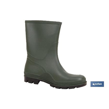 BOTA PVC VERDE MEDIA CAÑA TALLA 47