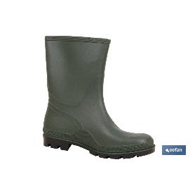 BOTA PVC VERDE MEDIA CAÑA TALLA 47