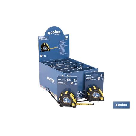 EXPOSITOR DE FLEXÓMETROS MAGNÉTICOS 25 MM X 8 M 6 UDS.