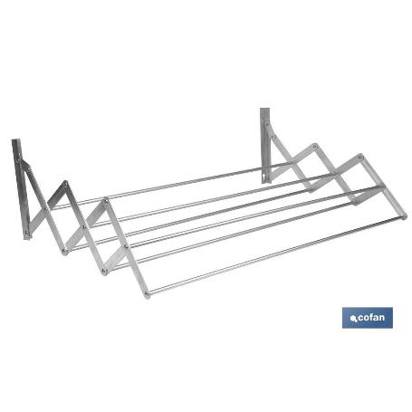TENDEDERO EXTENSIBLE PARED ALUMINIO  4.8 M