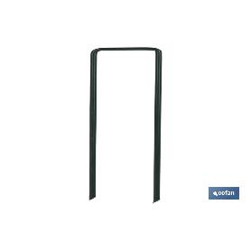 PACK 10 GRAPAS EN U 15 CM PARA CÉSPED ARTIFICIAL