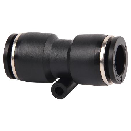 EMPALME RAPIDO RECTO PLASTICO T-10   CAJA 10 UNID.