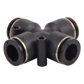 EMPALME RAPIDO FORMA CRUZ M-6   CAJA 5 UNID.