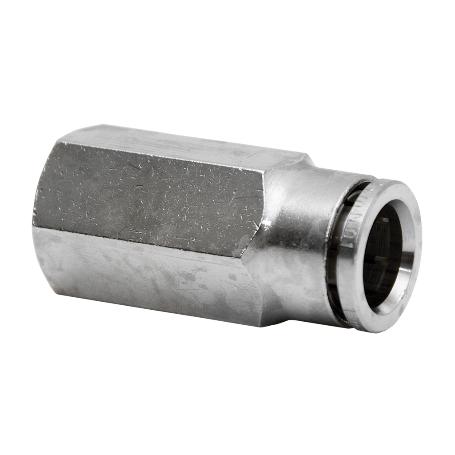 CONEXIÓN RECTA TUBO 4MM. HEMBRA 1/4