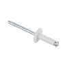 REMACHE FLOR CABEZA ANCHA BLANCO 4,8 X 20 MM   CAJA 250 UNID.