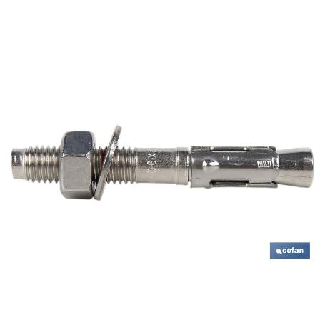 TACO ANCLAJE MTC  M 8X115  INOX   CAJA 100 UNID.