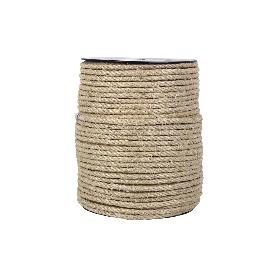 CUERDA SISAL 4 CABOS 8 MM 50 MTS NATURAL
