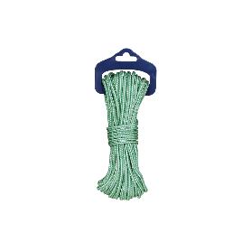 BLISTER MADEJA CORDON POLI 5MM 10M BCO/VERDE