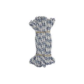 MADEJA CUERDA TRENZADA POLI 6MM 10M AZUL