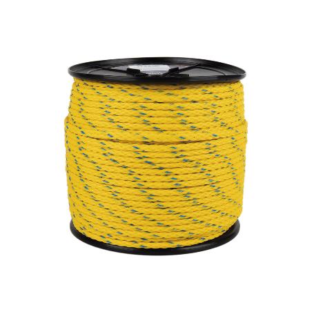 CARRETE CUERDA NÁUTICA MULTIUSOS 12 MM 100 M AMARILLO/AZUL