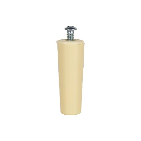 TOPE PERSIANA 60 MM MARFIL CON TORNILLO M-6   CAJA 20 UNID.