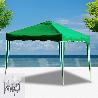 PERGOLA PAPILLON 3X3 METROS PLEGABLE VERDE