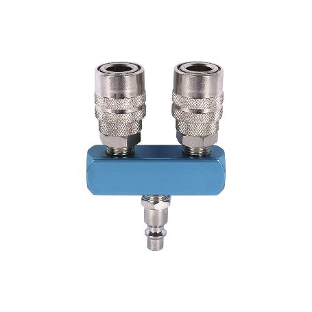 ENCHUFE RAPIDO CON 2 SALIDAS