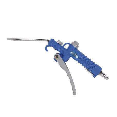 PISTOLA SOPLAR PLASTICO LARGA 110MM.