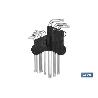 JGO 9 LLAVES ACODADAS TORX (T-10 - T-50)