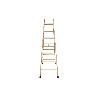 ESCALERA MADERA DOBLE 7 PELDAÑOS 1,75 M
