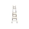 ESCALERA MADERA DOBLE 8 PELDAÑOS 2,00 M