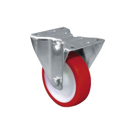 RUEDA POLIURETANO FIJA Ø80X30MM