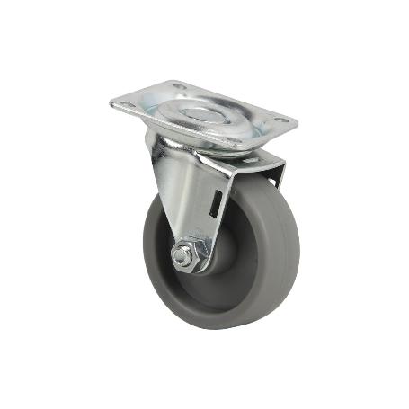 RUEDA POLIPROPILENO 25X15MM PLACA   CAJA 4 UNID.