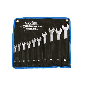 SET 17 PCS LLAVES COMBINADAS DE 6 A 22