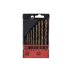 ESTUCHE BROCAS HSS-CO - MEDIDAS: 1 - 10 MM (10 PCS.)