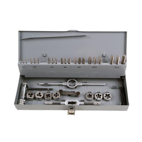 JUEGO DE MACHOS Y TERRAJAS - MED. 3-4-5-6-8-10-12