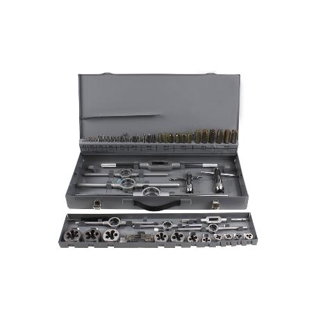 JUEGO DE MACHOS Y TERRAJAS - MED. 3-4-5-6-8-10-12-14-16-18-20