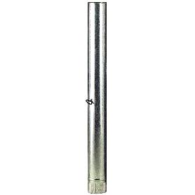 WOLFPACK TUBO ESTUFA ACERO GALVANIZADO Ø 110 MM, IDEAL ESTUFAS DE LEÑA, CHIMENEA, ALTA RESISTENCIA, CONDUCTO HUMOS.