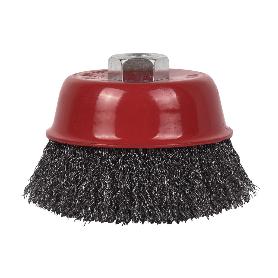 CEPILLO COPA ONDULADO M14 Ø125 ACERO 0.3MM