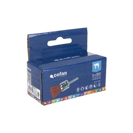 CEPILLO BROCHA DE NYLON 6 MM X Ø25