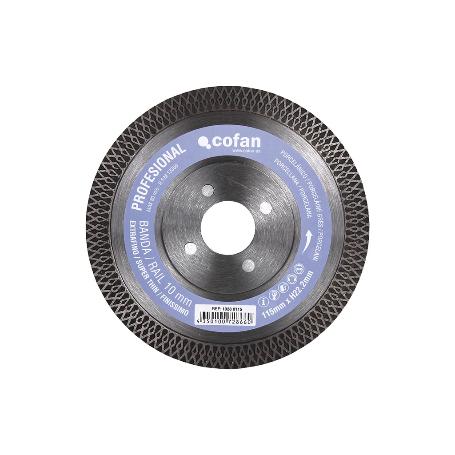 DISCO DIAMANTE PORCELANICO EXTRAFINO H-10MM, 125MM