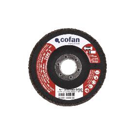 DISCO LAMINADO ESTANDAR INCLINADO 115 MM. G-40 ZIRCONIO   CAJA 5 UNID.