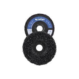 DISCO VELLON P/LIMPIEZA FIBRA-PLANO 115X22,2   CAJA 6 UNID.