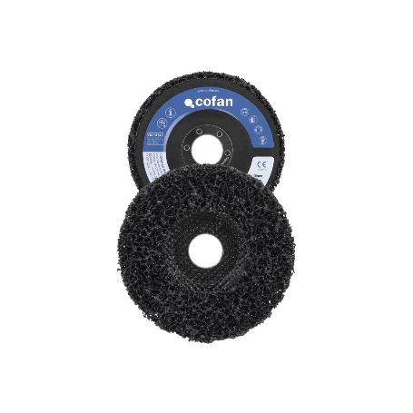 DISCO VELLON P/LIMPIEZA FIBRA-PLANO 180X22,2   CAJA 6 UNID.