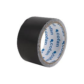 CINTA DE ALUMINIO NEGRA 30 MICRAS 50 MM X 10 M