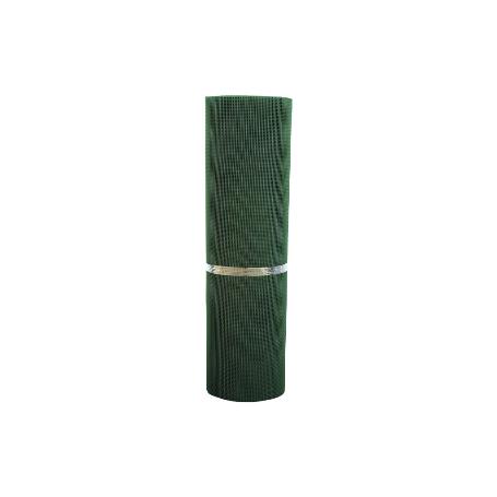 MALLA PLAST. CUADRADA JARDIN 5MM VERDE 1X25M