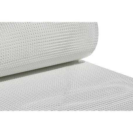 MALLA PLAST. CUADRADA JARDIN 10MM BLANCO 1X25M