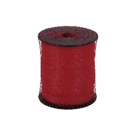ROLLO MALLA TUBULAR UNIVERSAL 100 25M ROJO