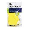 GUANTE AMARILLO LATEX  FLOCADO T6 VENTA UNITARIA