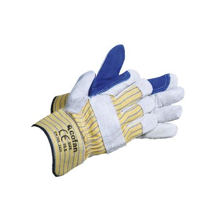 GUANTE SERRAJE AMERICANO REFORZADO T-UNICA   CAJA 12 UNID.