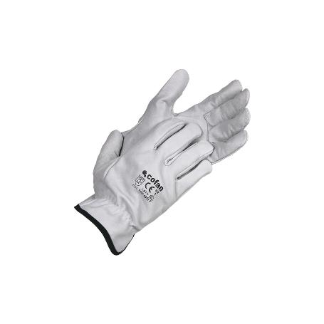 BLÍSTER DE GUANTE DE PIEL VACUNO GRIS TALLA 10 VENTA UNITARIA