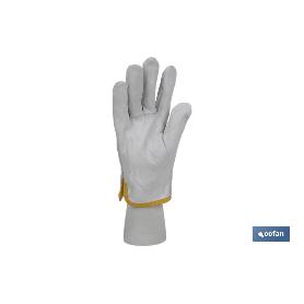 GUANTE CONDUCTOR DE PIEL TALLA 9   CAJA 12 UNID.