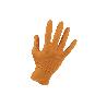 CAJA 100 UDS. GUANTES DE NITRILO NARANJA DIAMANTADO 8,5 G TALLA L