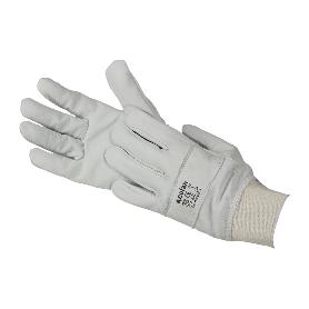 GUANTE AJUSTABLE PIEL FLOR REFORZADO TALLA 10   CAJA 10 UNID.