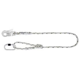 CUERDA POSICIONAMIENTO C/AJUSTADOR+MOSQUETONES