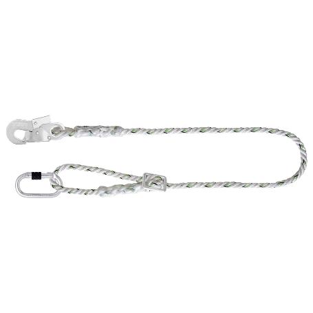 CUERDA POSICIONAMIENTO C/AJUSTADOR+MOSQUETONES