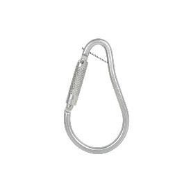 GANCHO DE ACERO CON BLOQUEO AUTOMÁTICO APERTURA 59 MM RUPTURA +23 KN