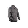 SUDADERA CUELLO CREMALLERA 280GMS/M GRIS-NEGRO T-S