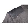 SUDADERA CUELLO CREMALLERA 280GMS/M GRIS-NEGRO T-S