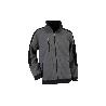CHAQUETA POLAR MODELO WALKER 370 G/M GRIS-NEGRO TALLA XXXL